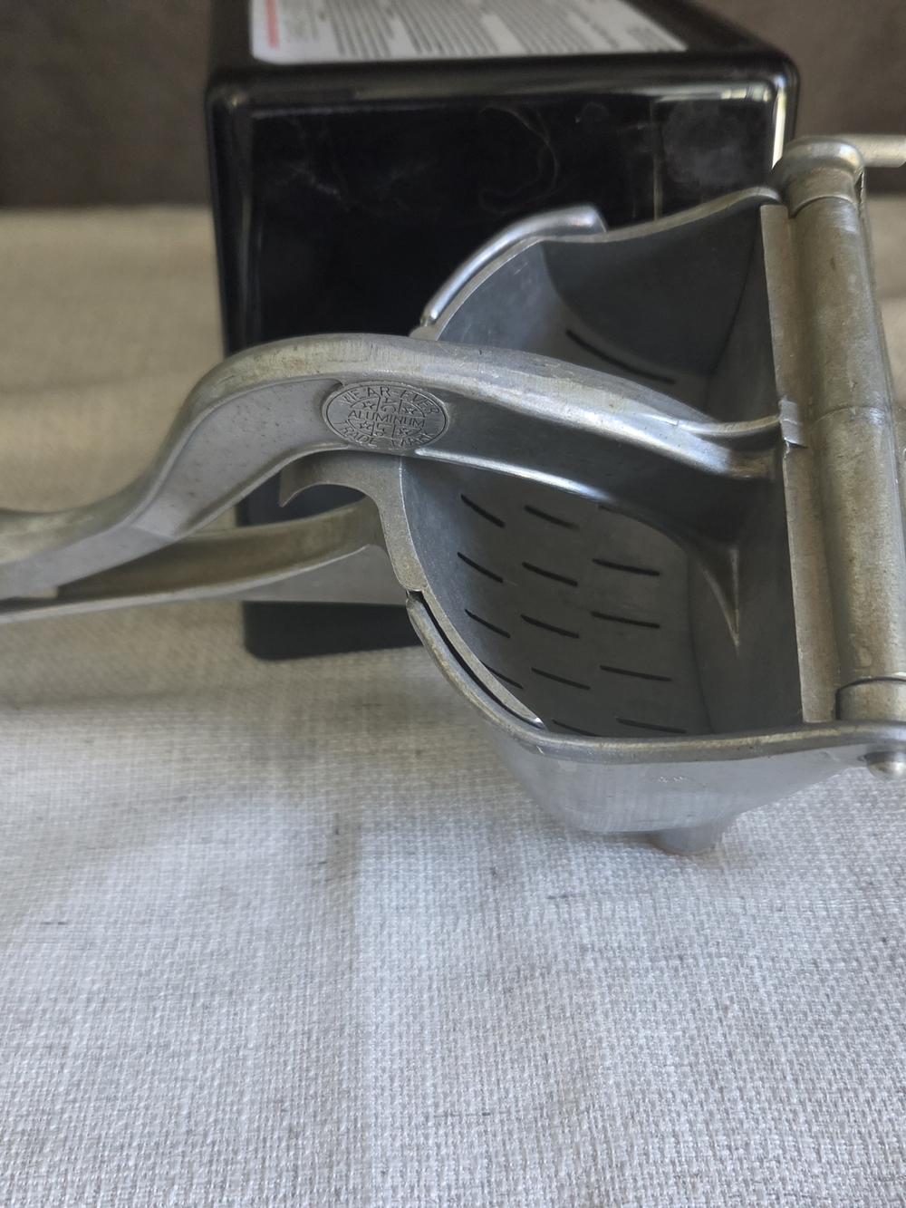 Aluminum Handheld Food Press - Silver